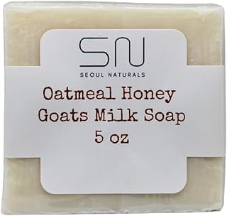 Seoul Naturals Oatmeal Honey Goats Milk Soap, k beauty, 5 oz