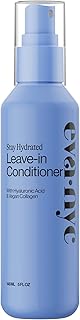 Eva NYC Hydrating Leave-In Conditioner Spray - Hyaluronic Acid + Vegan Collagen - Detangler + Heat Protectant - Lightweight Formula - Hydrating Deep Conditioner for Dry Hair - Jasmine Scent - 5 fl oz