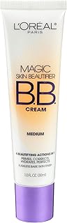 L'Oréal Paris Makeup Magic Skin Beautifier BB Cream Tinted Moisturizer, Medium, 1 fl oz, 1 Count