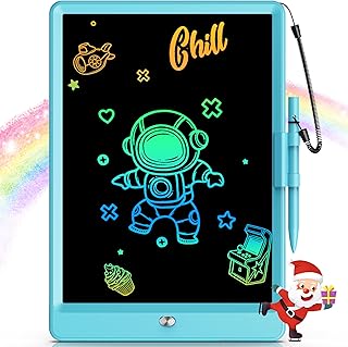 Bravokids Toys for 3-6 Years Old Girls Boys, LCD Writing Tablet 10 Inch Doodle Board, Electronic Drawing Pads, Educational Birthday Gift for 3 4 5 6 7 8 Years Old Kids Toddler (Blue)