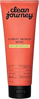 cleanjourney Clarifying Conditioner for Oily Hair & Scalp, Tea Tree Essential Oil & Biotin, Balancing & Detangling Hair Care, EWG Verified, Vegan, Citrus Zing Scent, 8 Fl Oz